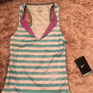 Nike NWT size xs tennis striped tank top